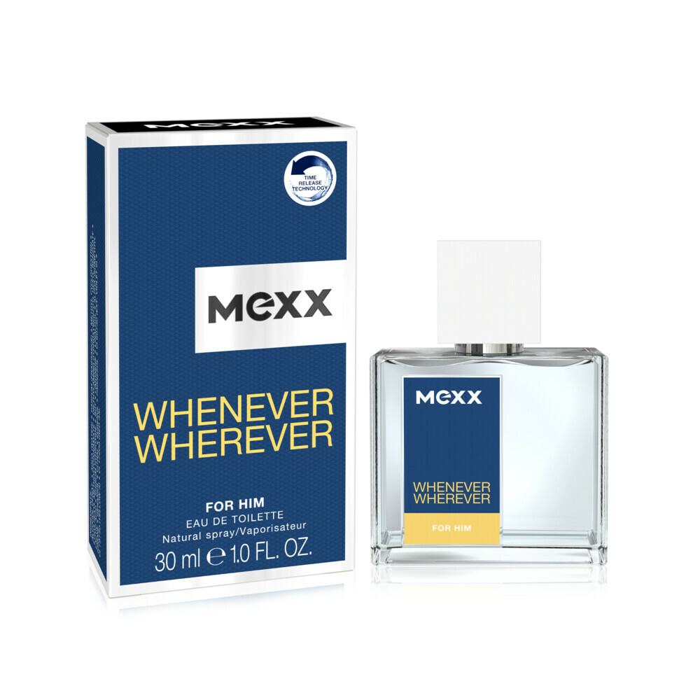 Mexx Whenever Wherever Man Eau de Toilette Spray30 ml