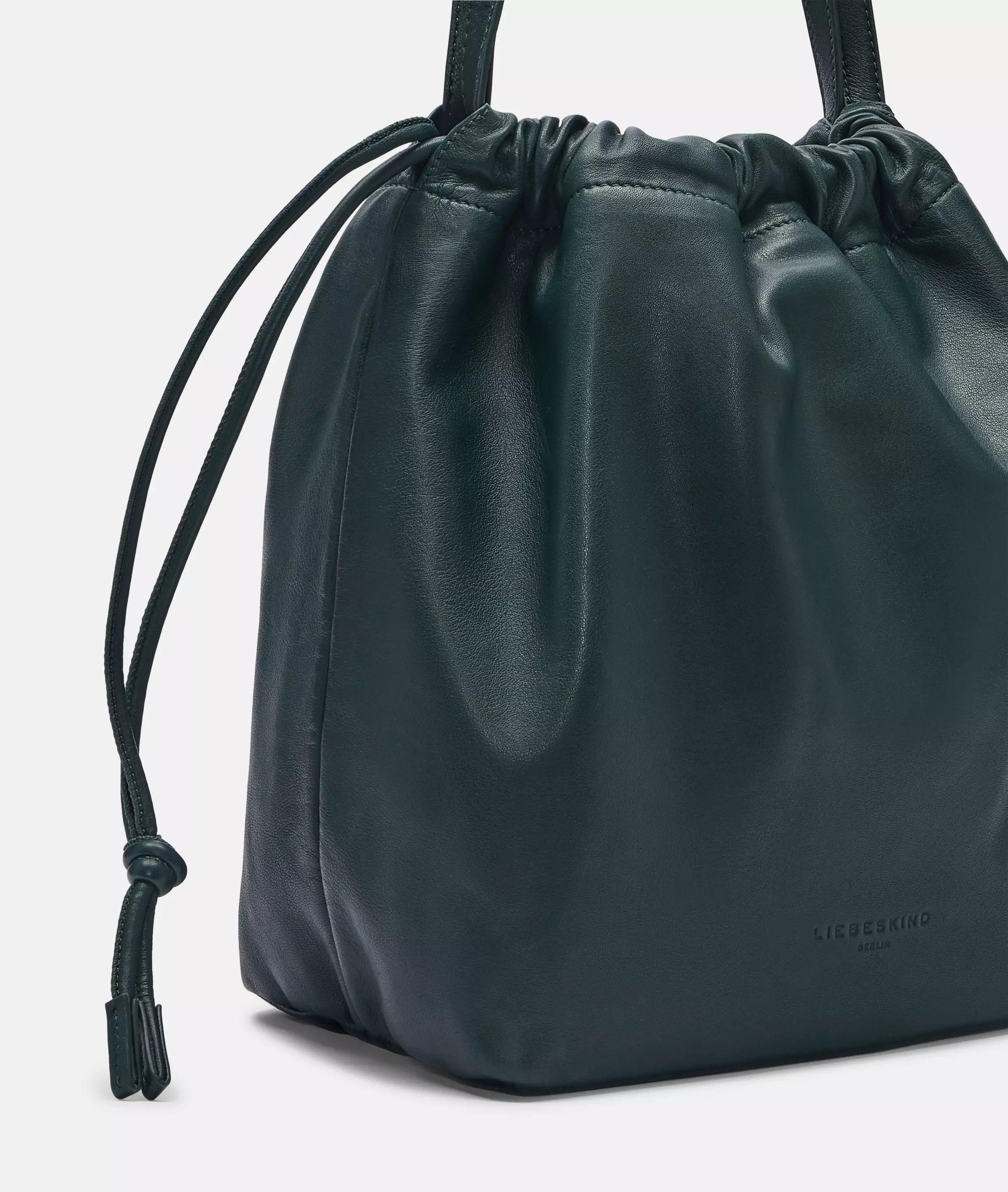 Lya Hobo M Spacious sheepskin pouch bag