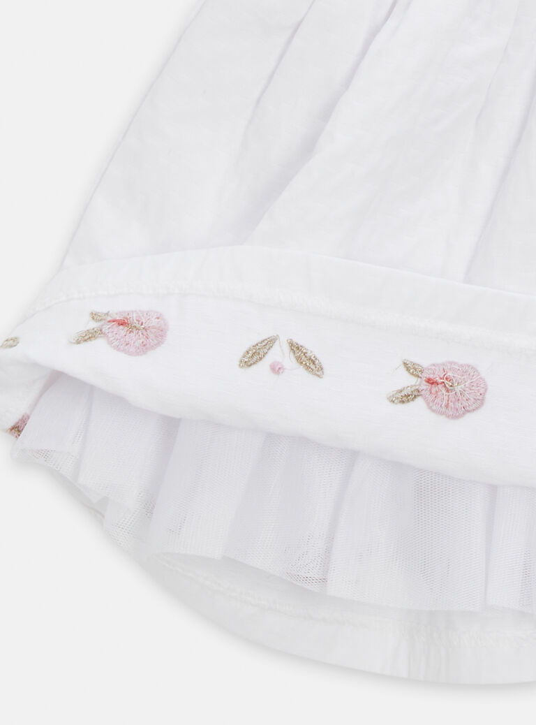 Robe de cérémonie écrue pour bébé fille