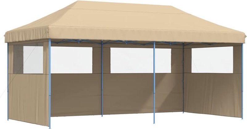 Partytent - Inklapbaar - Oxford Stof - PVC-Coating - Met 3 Zijwanden