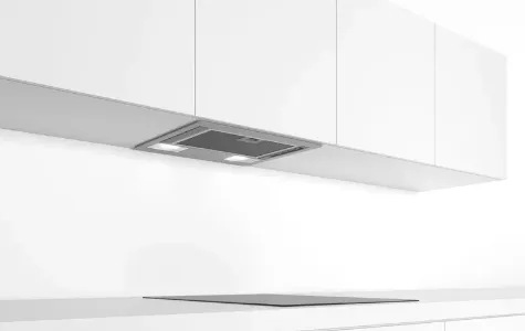 Bosch Serie | 2 DLN53AA70 - Hætte - tag - Niche - bredde: 49.3 cm - dybde: 25.7 cm - udsugning & recirculation - med intern motor - antracit