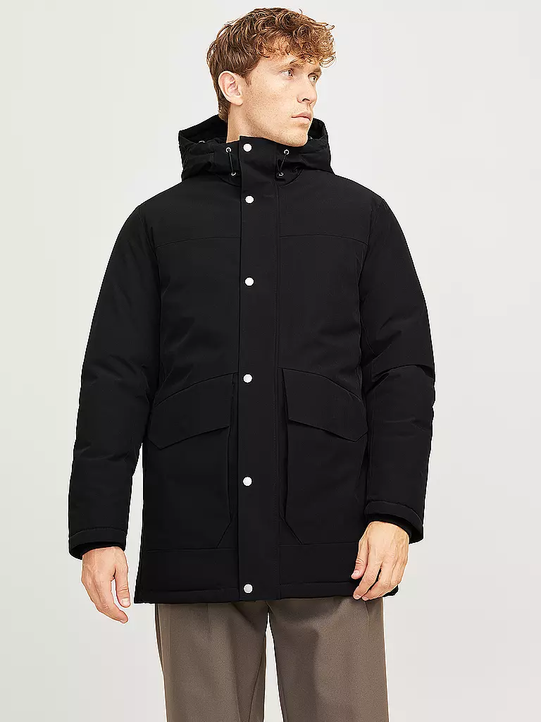 JACK & JONES Parka JJETREK schwarz