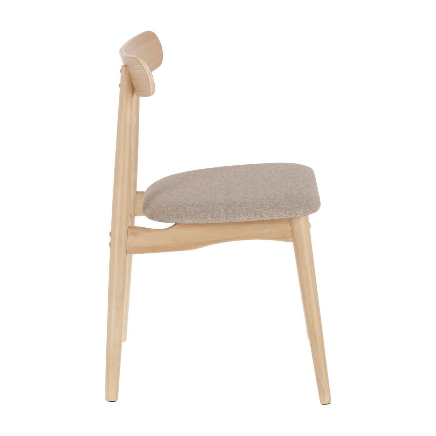 Kave Home Esszimmerstuhl NAYME braun/ beige