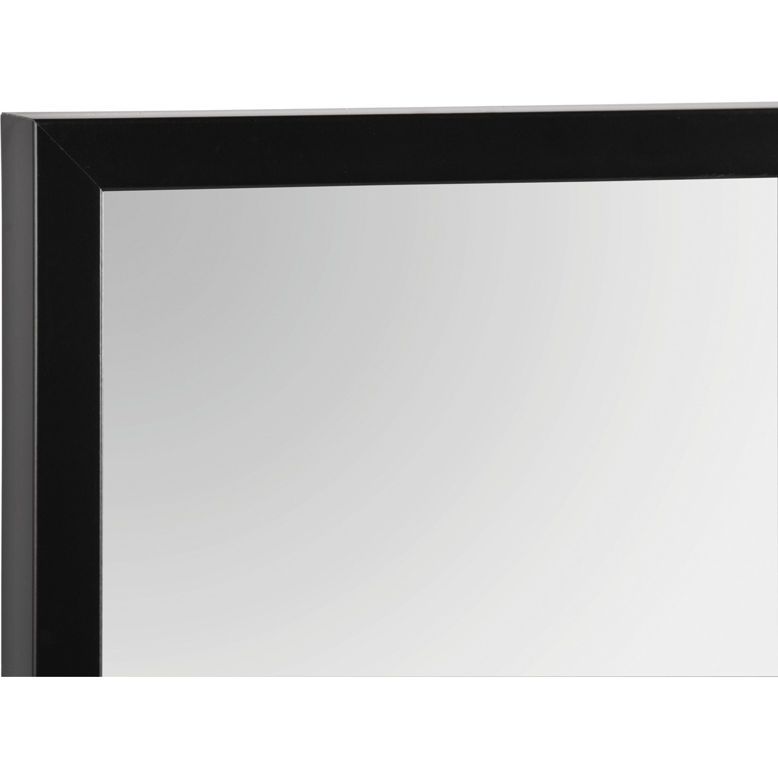 Spiegel Alea 32 x 124 cm Kunststoff schwarz
