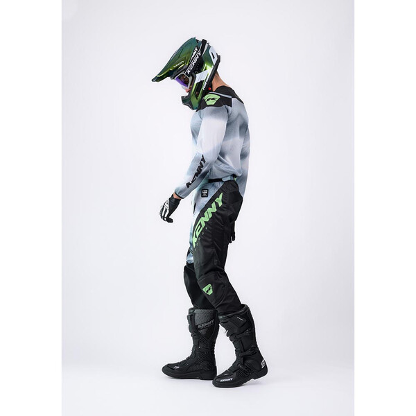 Kenny - Maillot Force Fog Noir / Gris / Blanc / Vert