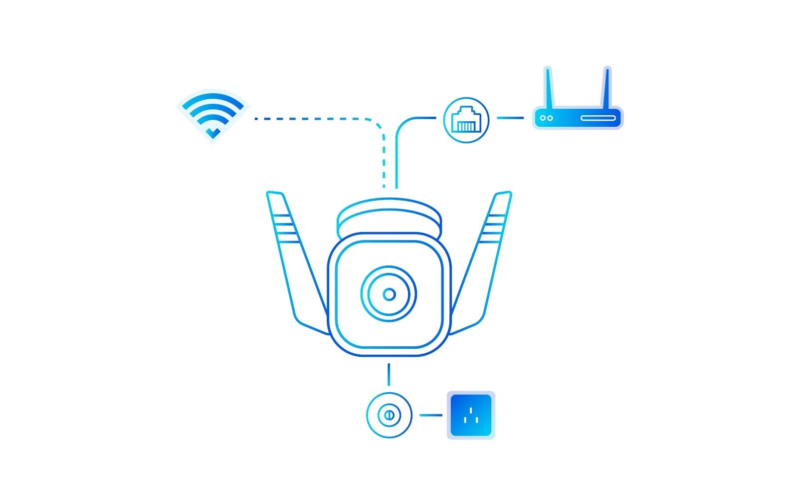 Netzwerkkamera Tapo C310Outdoor WLAN-Sicherheitskamera