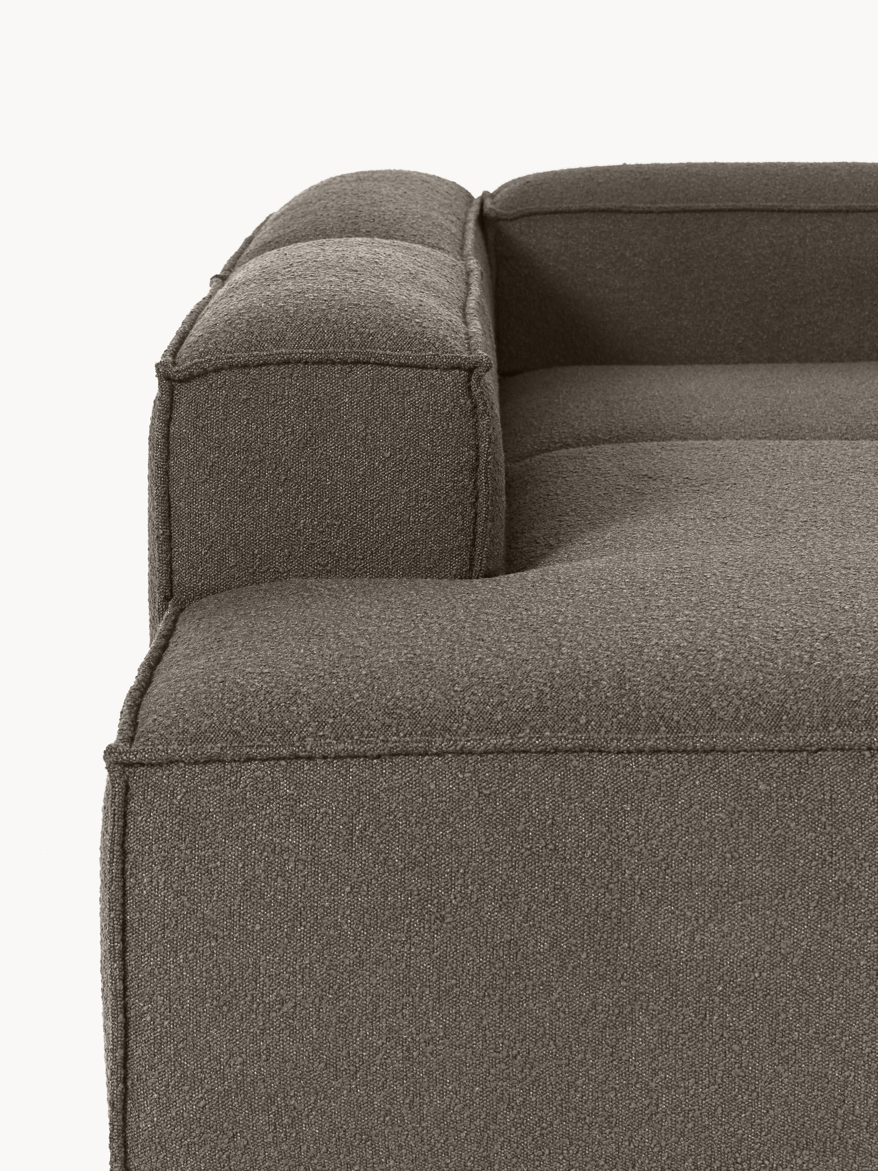 Bouclé modulaire XL hoekbank Lennon (4-zits)