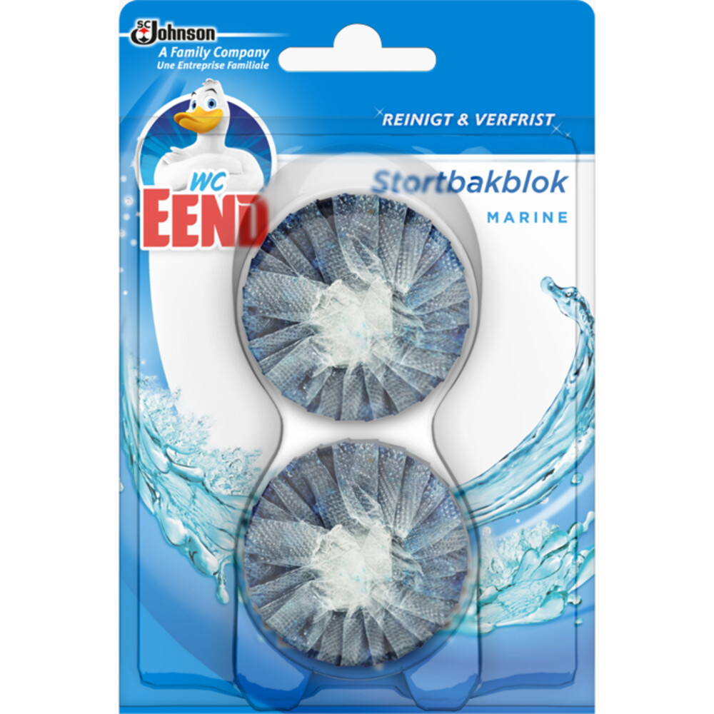 12x WC Eend Stortbakblok Blauw2x 50 gr