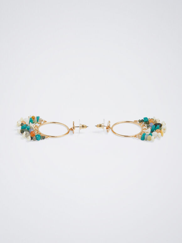 Pendientes Com Pedras - Multicor
