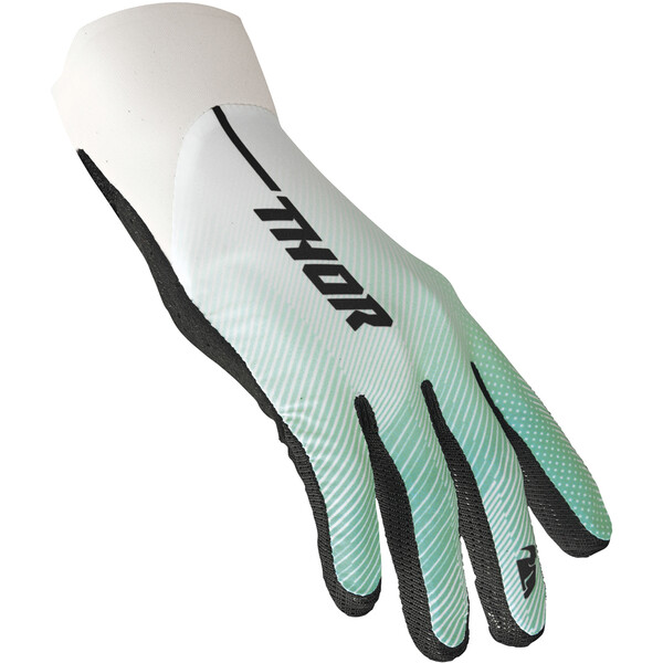 Thor Motocross - Gants Agile Tech Blanc / Turquoise