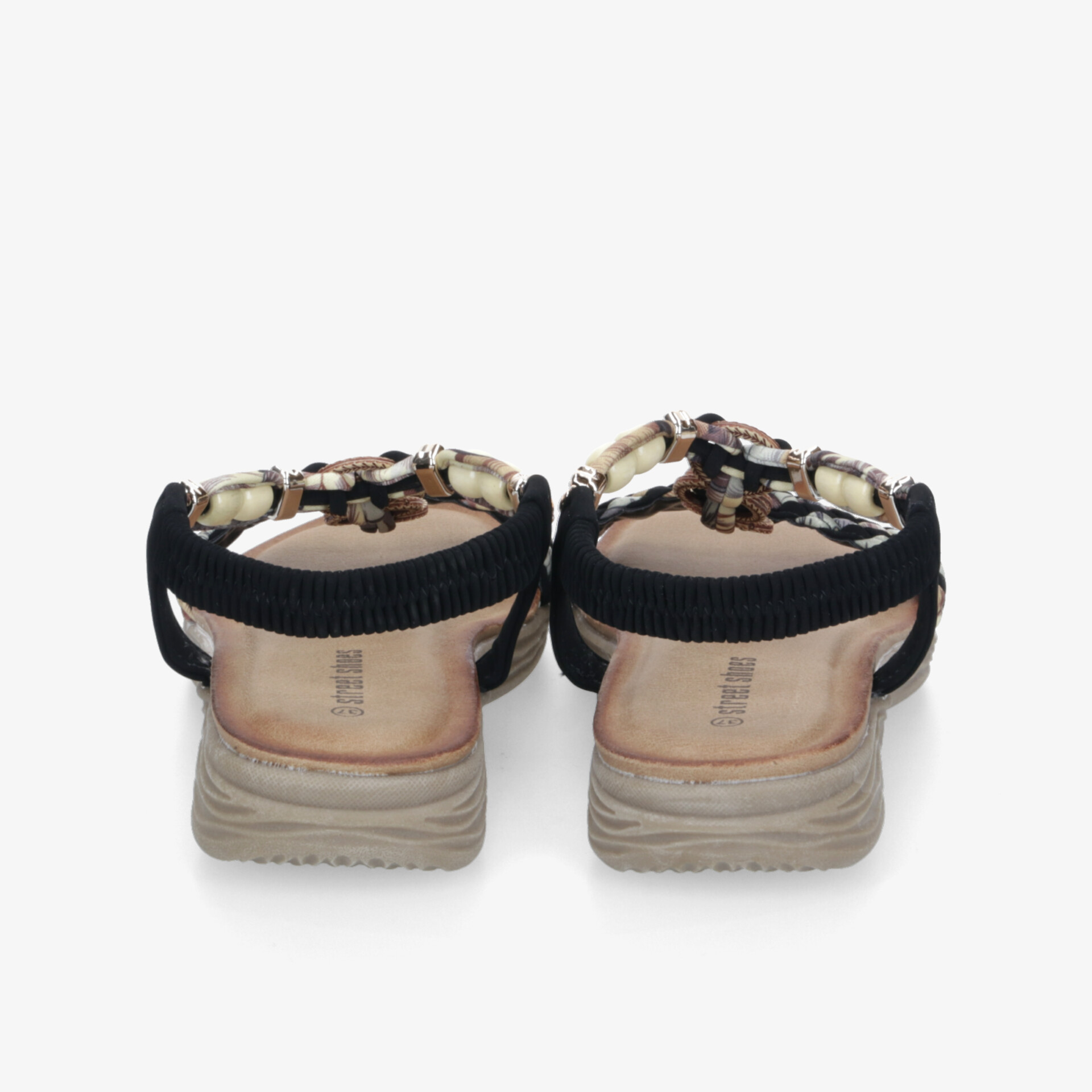 street shoes Damen Riemchensandalen schwarz
