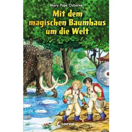 Loewe Mit dem magischen Baumhaus um die Welt, mit Hörbuch CD