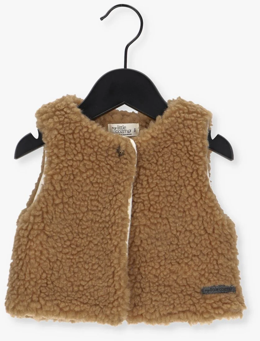 MY LITTLE COZMO cognac my little cozmo vest bon196