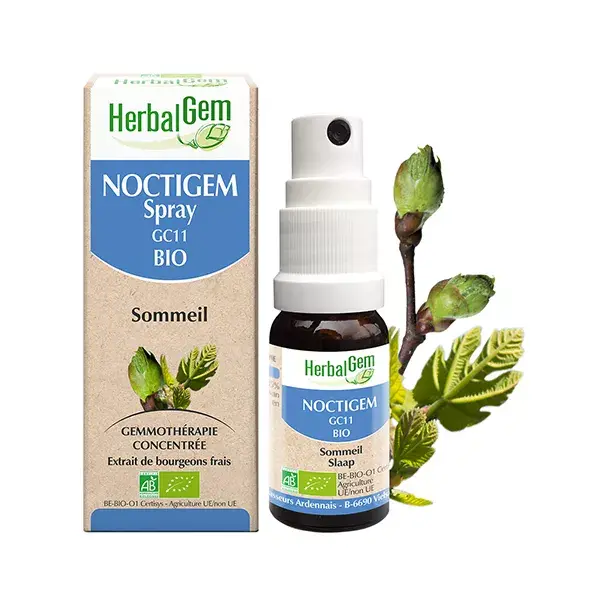 Herbalgem Noctigem Sleep Gemmotherapy Complex Organic Spray 15ml