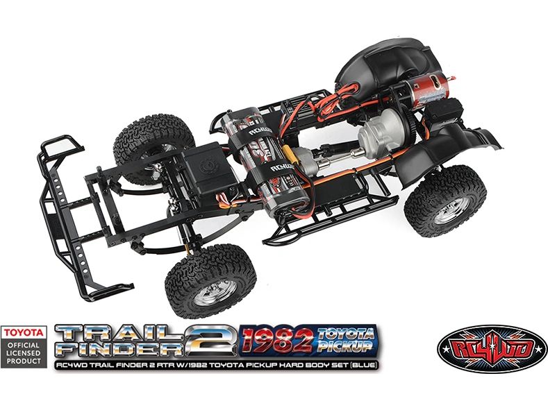 RC4WD Scale Crawler Trail Finder 2 1982 Toyota, RTR, 1:10, 1982 Toyota Pickup mit fester Karosserie