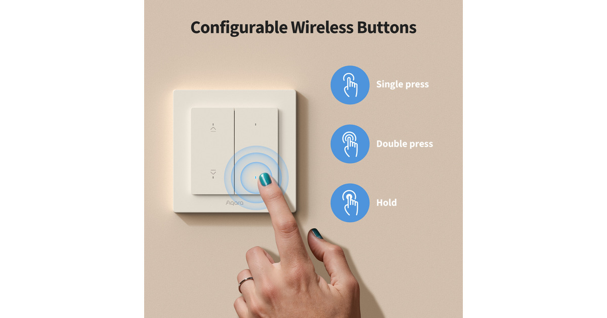 AqaraShutter Switch H2 Kit schakelaar