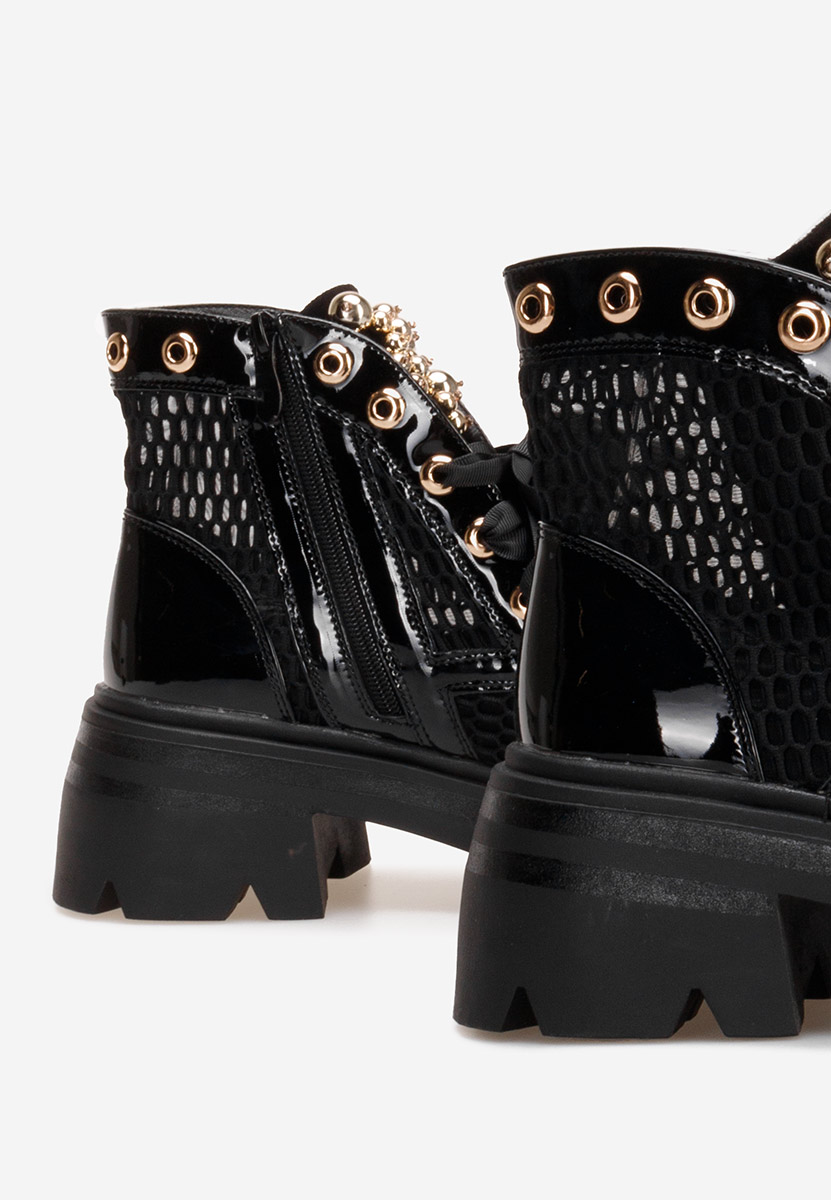 Bottes d'été noires Marcania