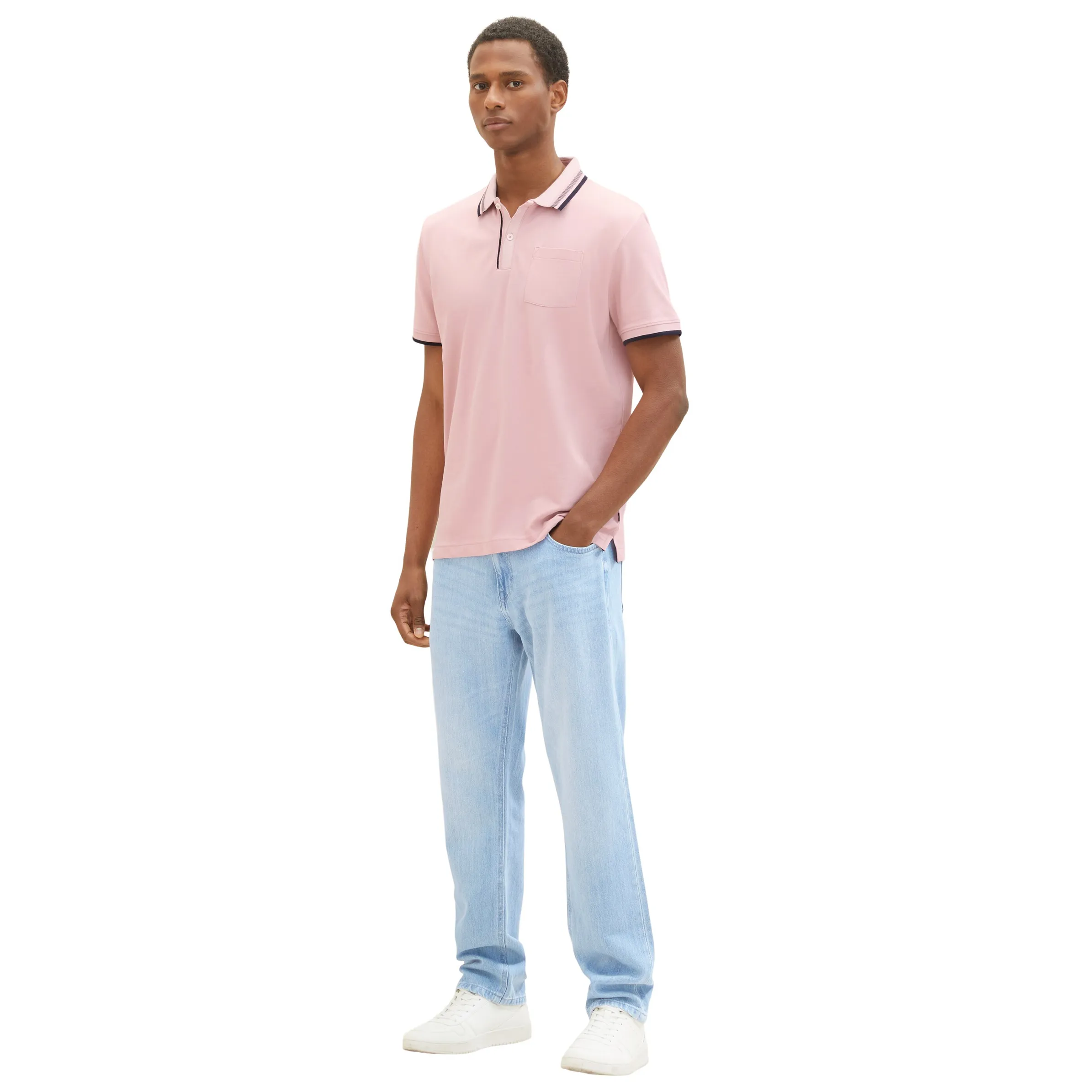 Herren Poloshirt mit Brusttasche