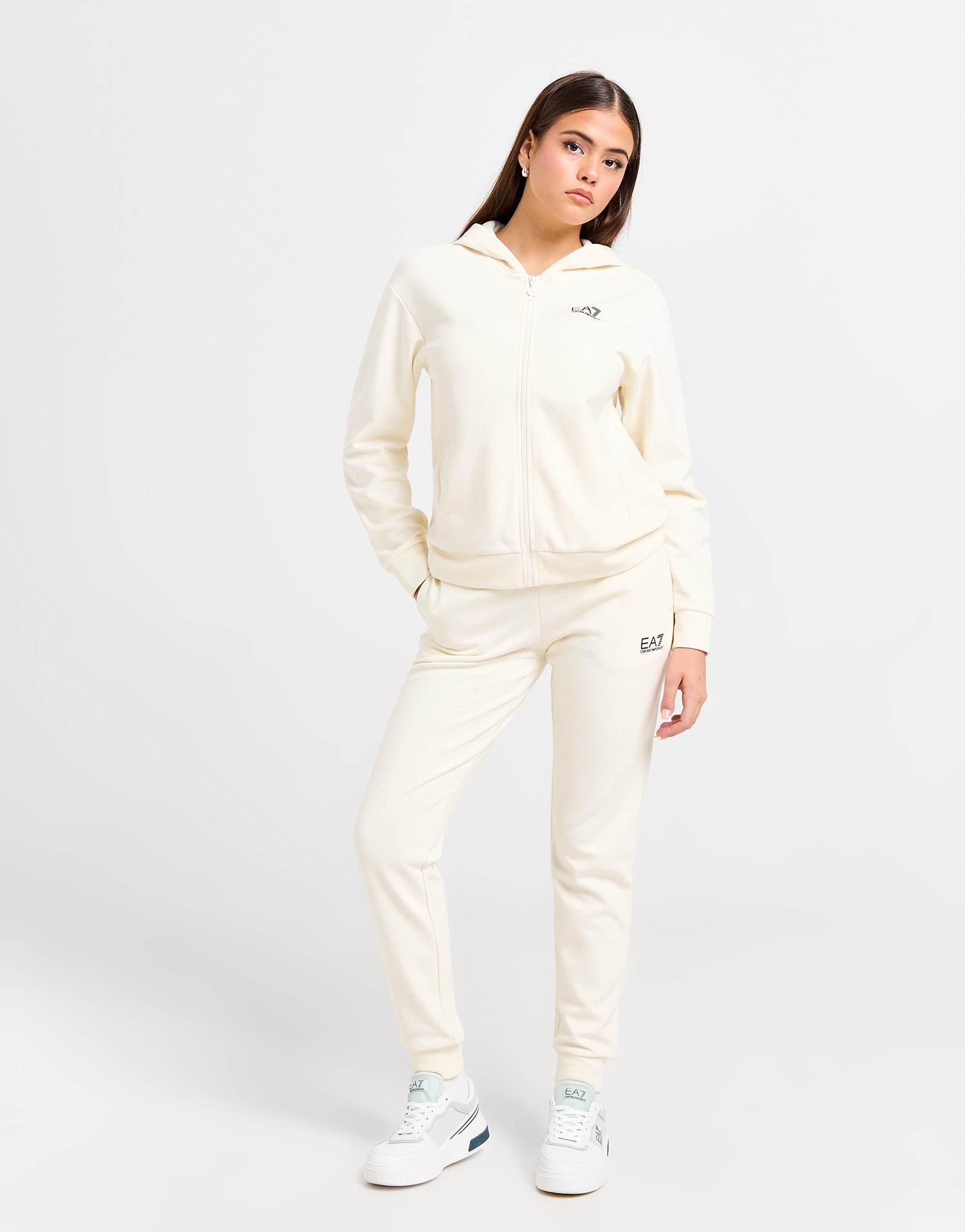 Emporio Armani EA7 Ensemble de survêtement Zippé Essential Femme