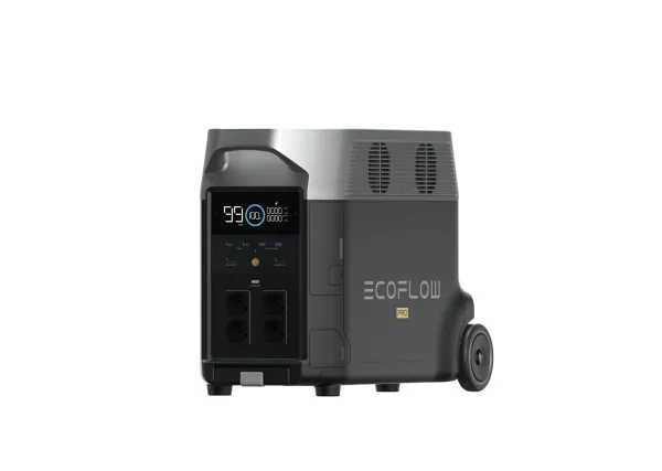 EcoFlow Delta Pro - Transportabel strømstation - AC 220-240 V - litiumjernfosfat - 3600 Wh - Wi-Fi, Bluetooth - output-stikforbindelser: 14