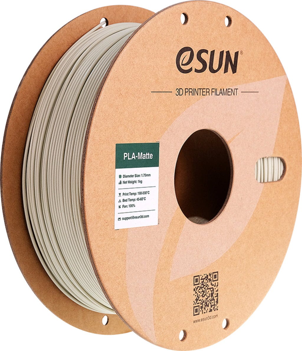 eSUN  PLA-Matte Light Khaki, 1,75 mm / 1000 g    Kostengünstiges Filament für Modelle mit matter Oberfläche