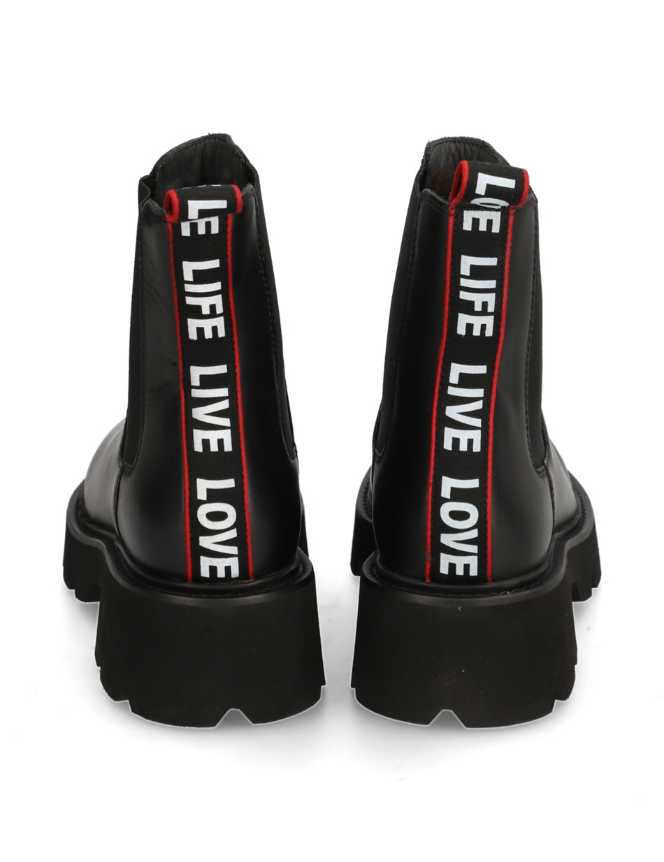 Glattleder Chelsea Boot
