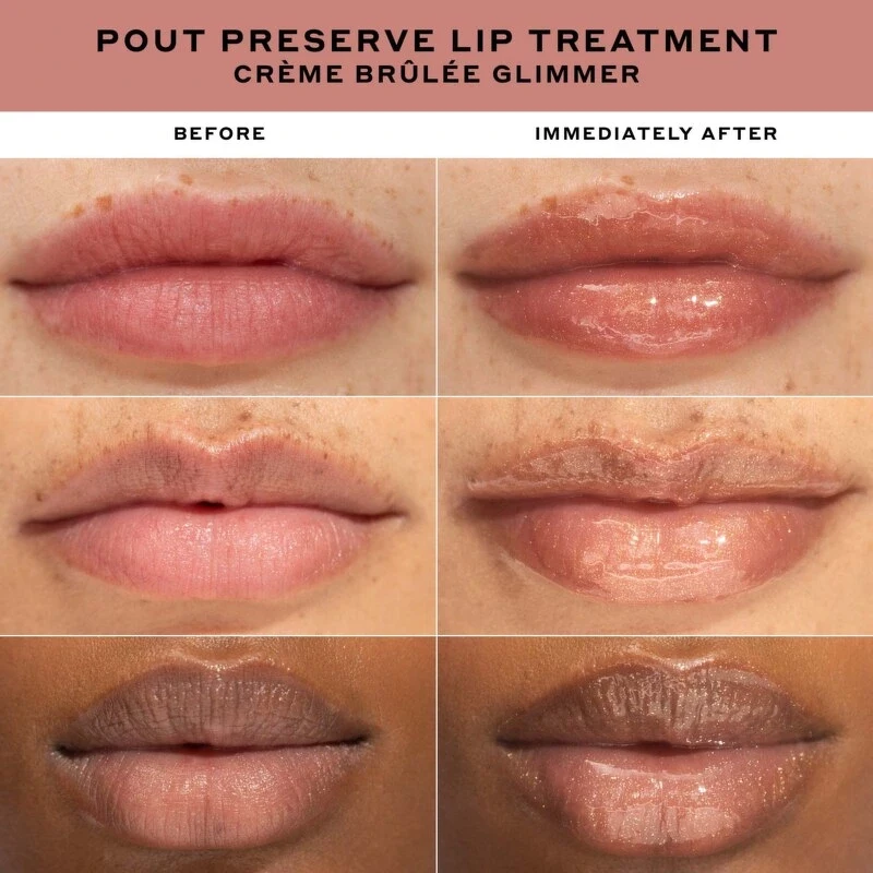 Ole Henriksen Glimmer Pout Preserve Peptide Lip Treatment 12 ml - Crême Brûlee