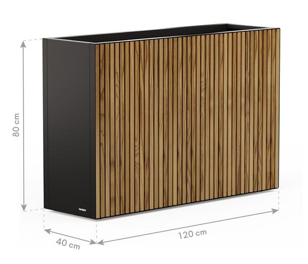 Herstera Metall-Raumtrenner Deco Planter LED,