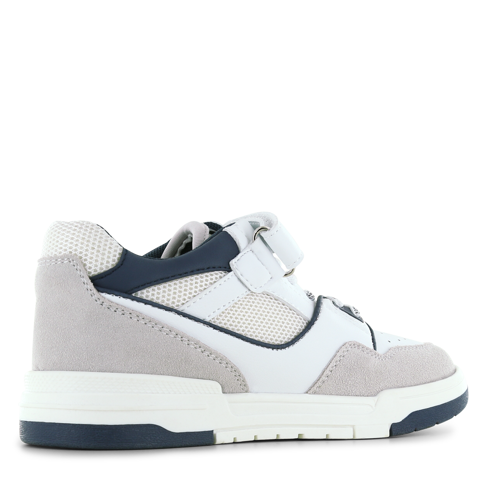Shoesme wit met blauwe sneaker Microfiber leer, Suède | Jongens schoenen