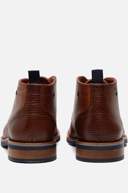 Van Lier Veterboots Amalfi cognac Leer