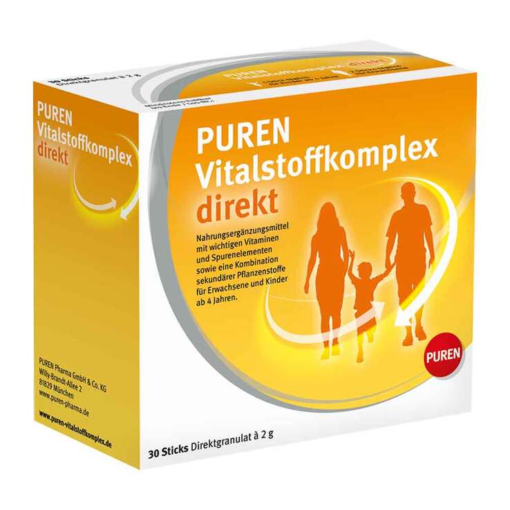 Puren Vitalstoffkomplex direkt Granulat, 30 St