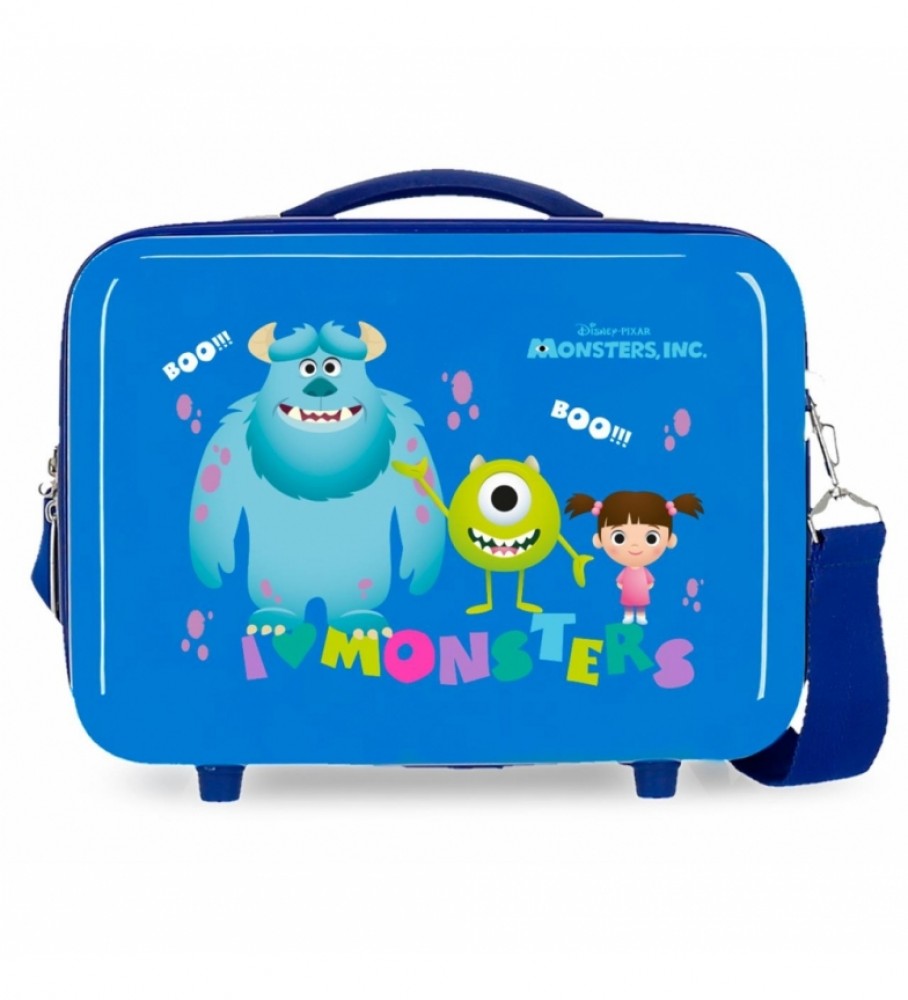Bolsa Joumma Neceser ABS Monsters Boo! Adaptável azul - 29x21x15cm -