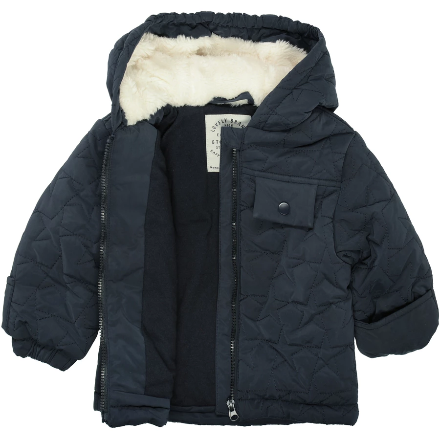 STACCATO Schneesack navy gemustert
