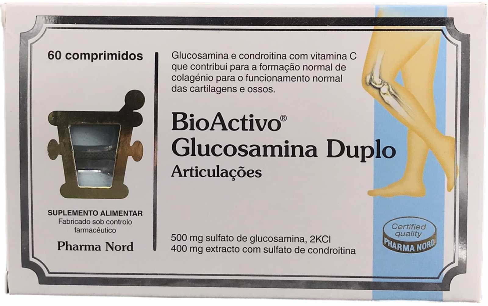 Bioactivo Dupla Glucosamina 60 comprimidos