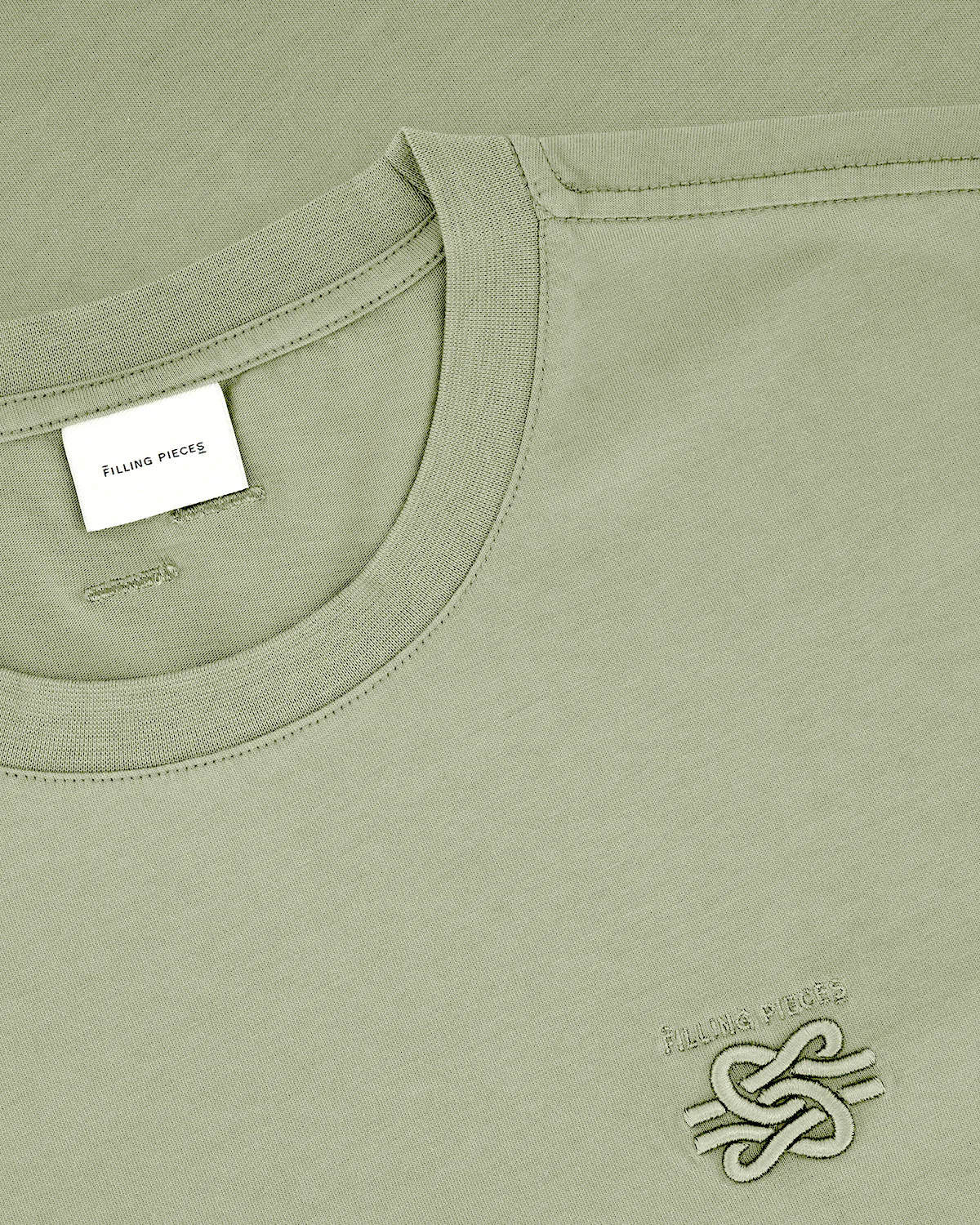 T-shirt Embroidered Knot Tea
