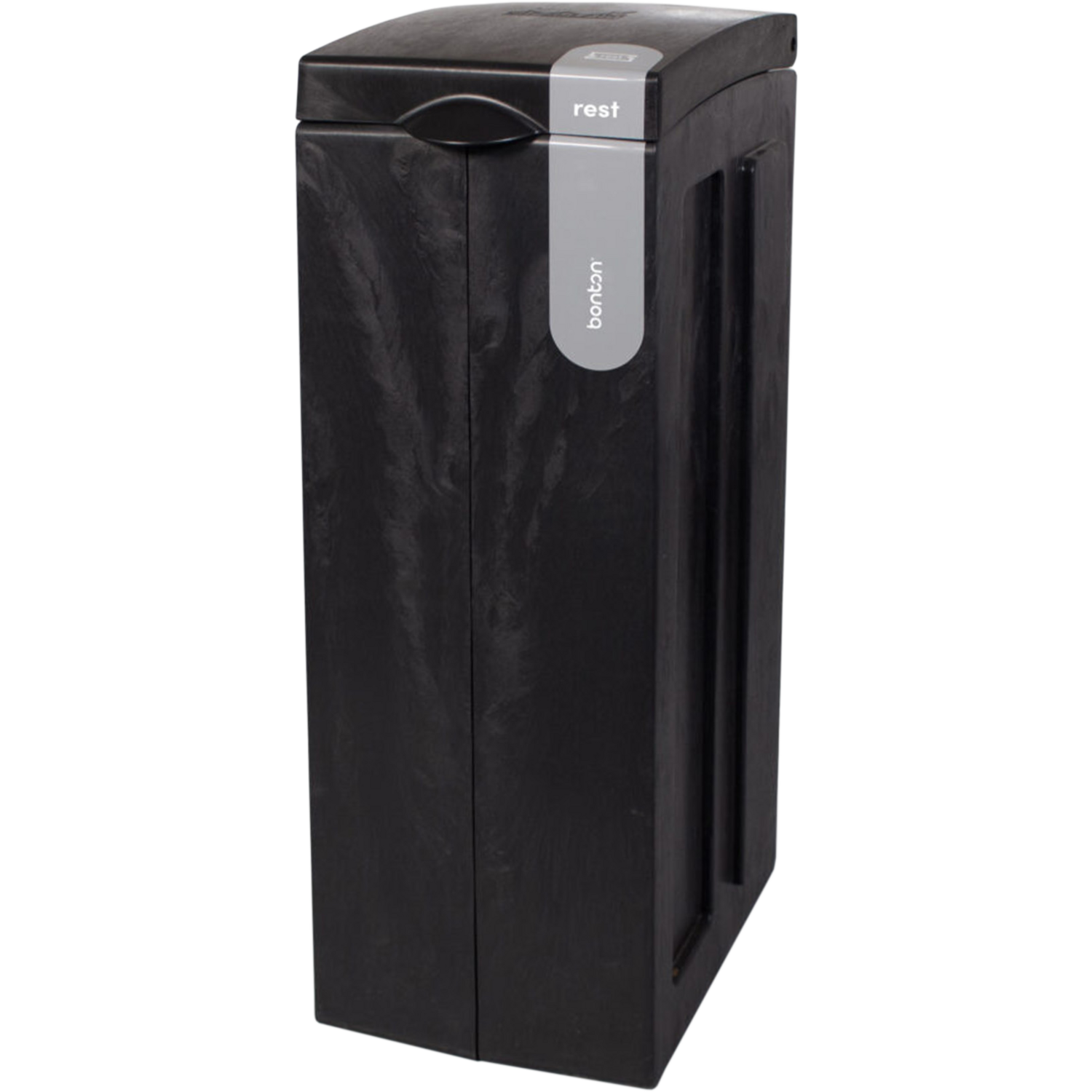 BonTon, Afvalbak, original, Rest, gerecycled PP, 70l, 77.1x28x43cm, grijs