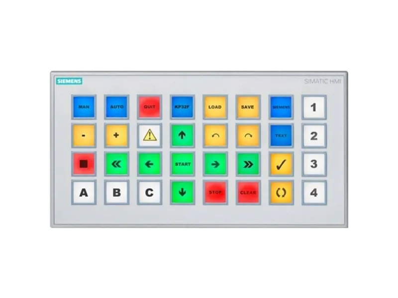 Siemens SIMATIC HMI KP32F PN, Nøglepanel, Grå, DC, 24 V, Tyskland, 1,85 kg