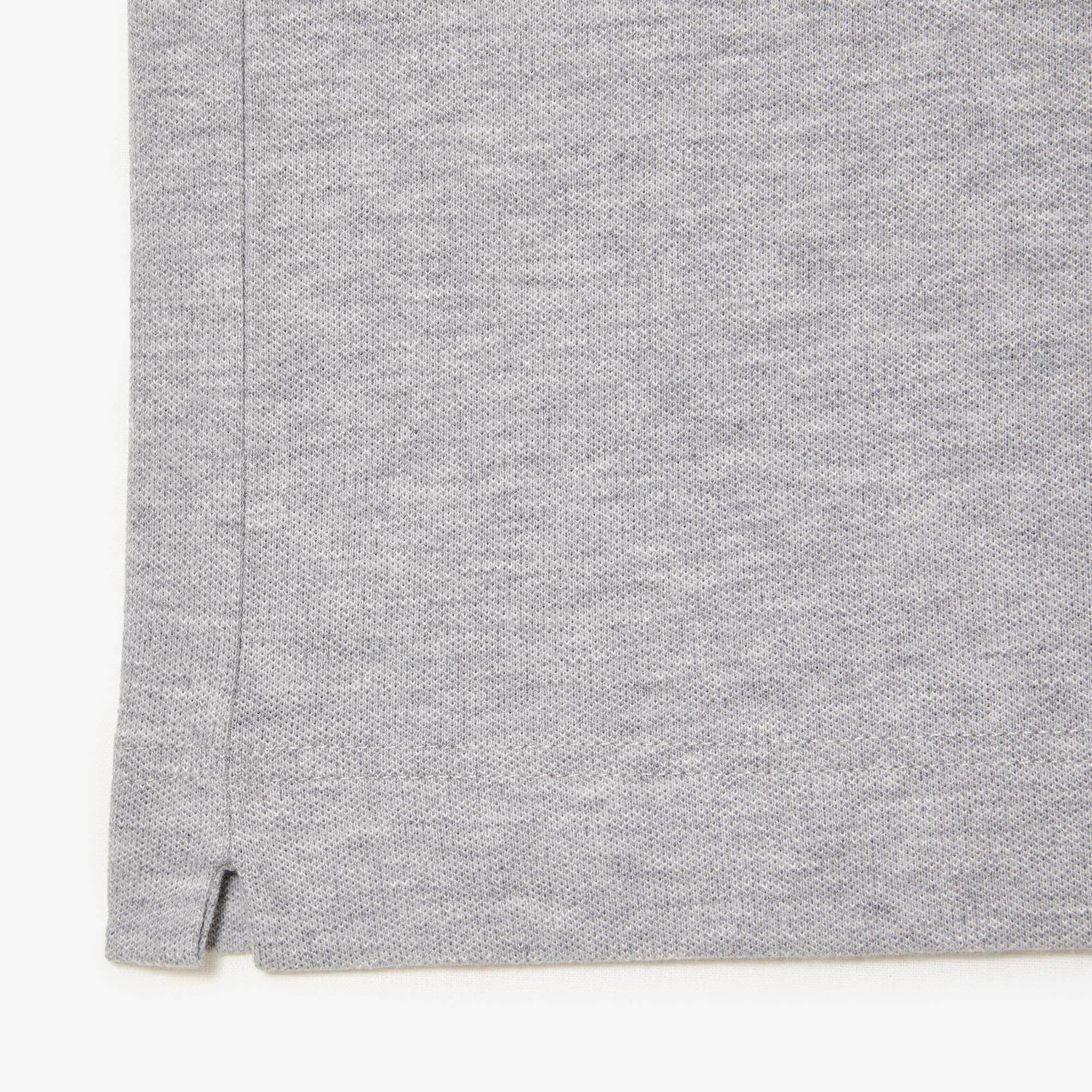Smart Paris Stretch Cotton Piqué Poloshirt Kurze Ärmel - Grau - Lacoste - Herren