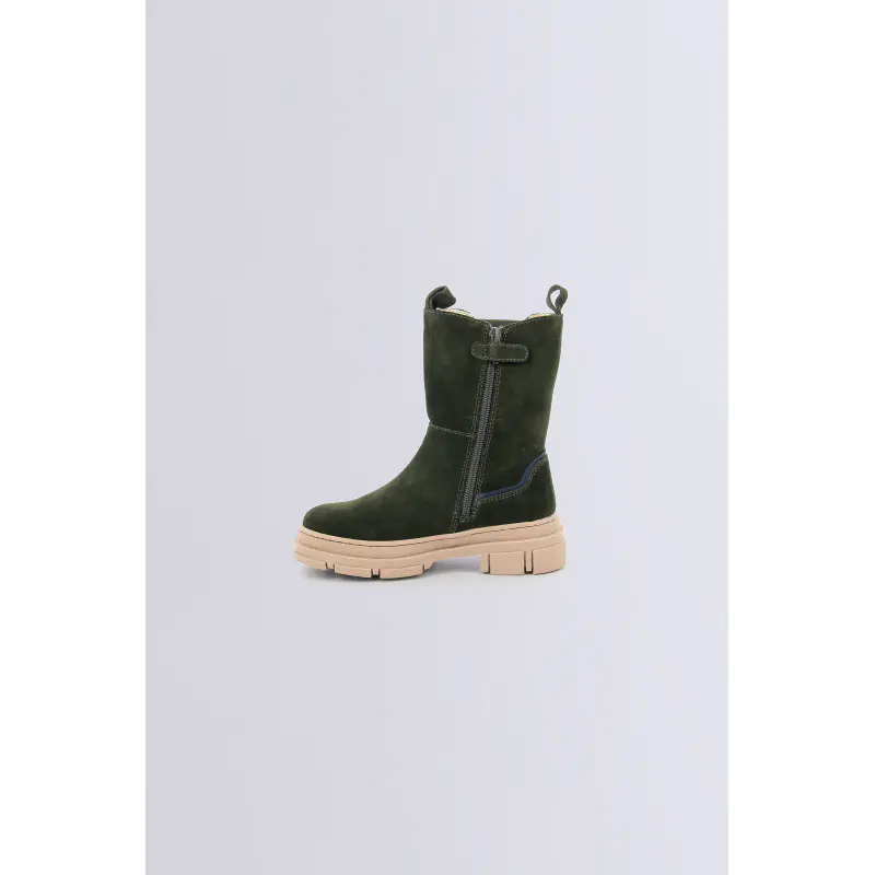 KICK GOZ KAKI MARINE BOOTS Cuir Fille