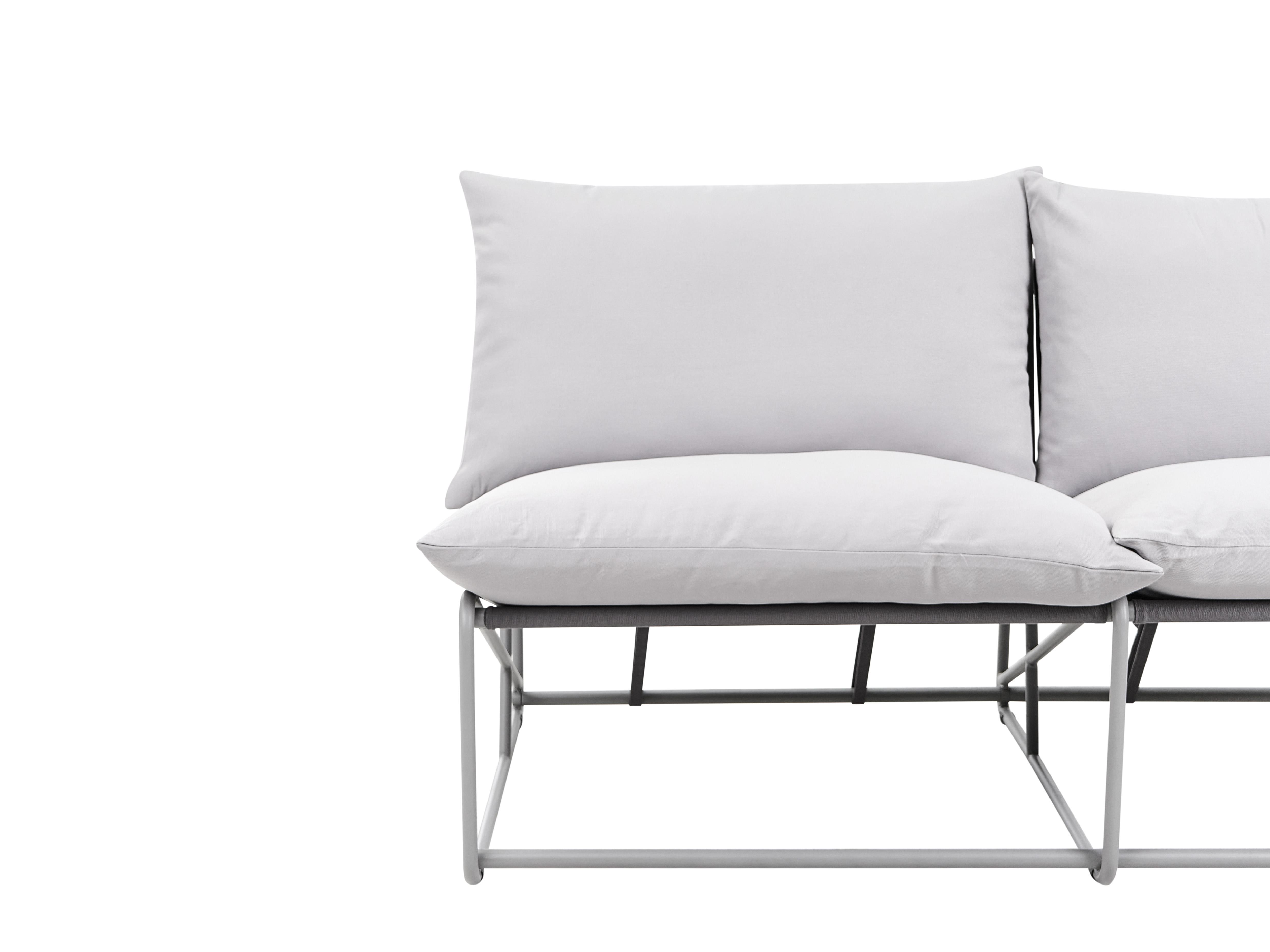 Tuin loungebank 2-zits PICO Metaal Grijs