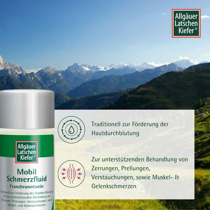 Allgäuer Latschenkiefer Mobil Schmerzfluid, 100 ml
