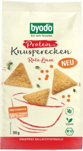 Byodo Protein Knusperecken Rote Linse, 90 g