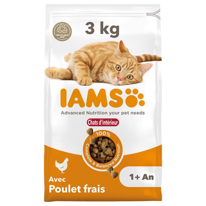 IAMS Advanced Nutrition Adult Indoor poulet