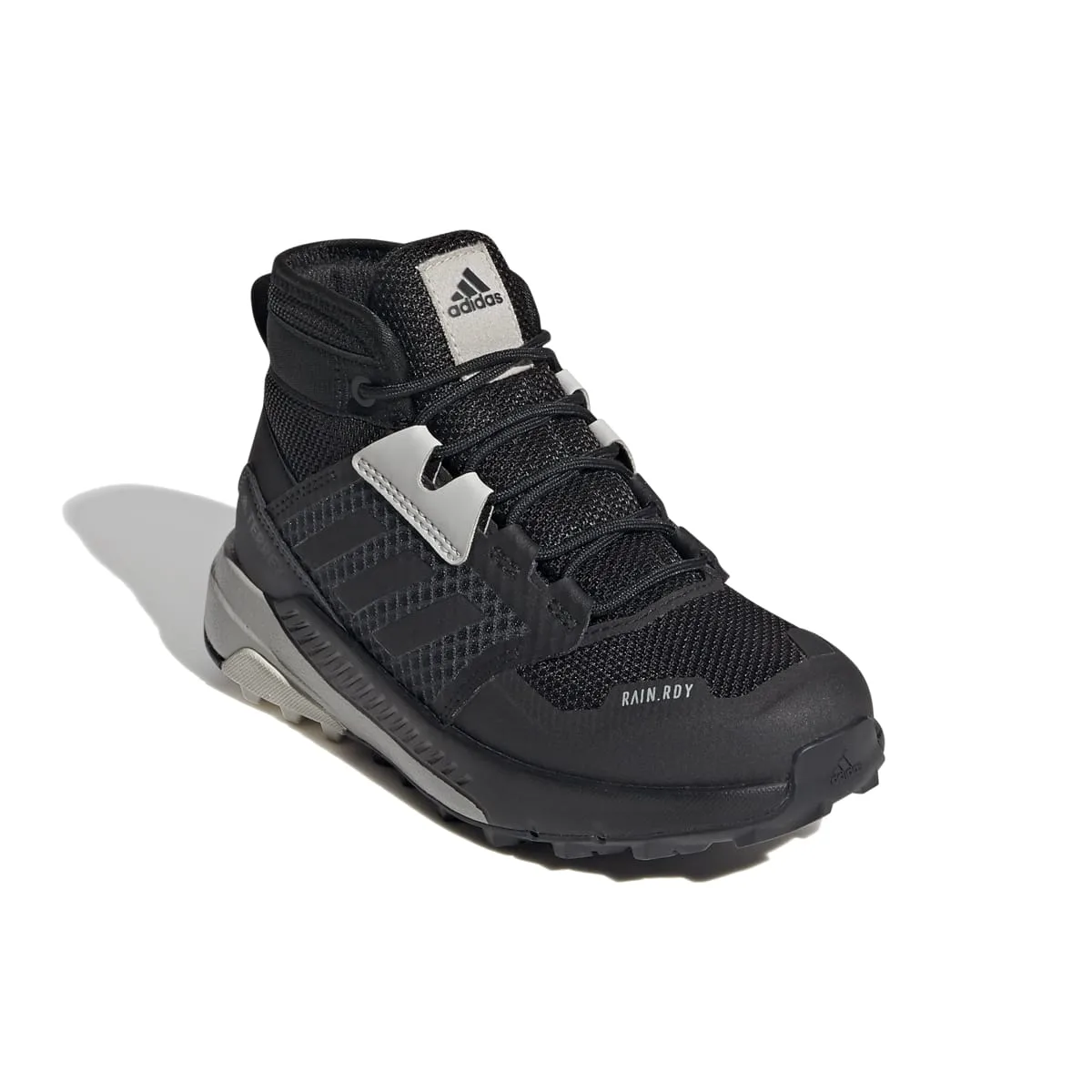 Adidas Kids' Terrex Trailmaker Mid RAIN.RDY Core Black/Core Black/Alumina