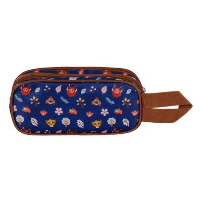 Le roi lion Little face - Trousse 3D - 2 compartiments - Karactermania