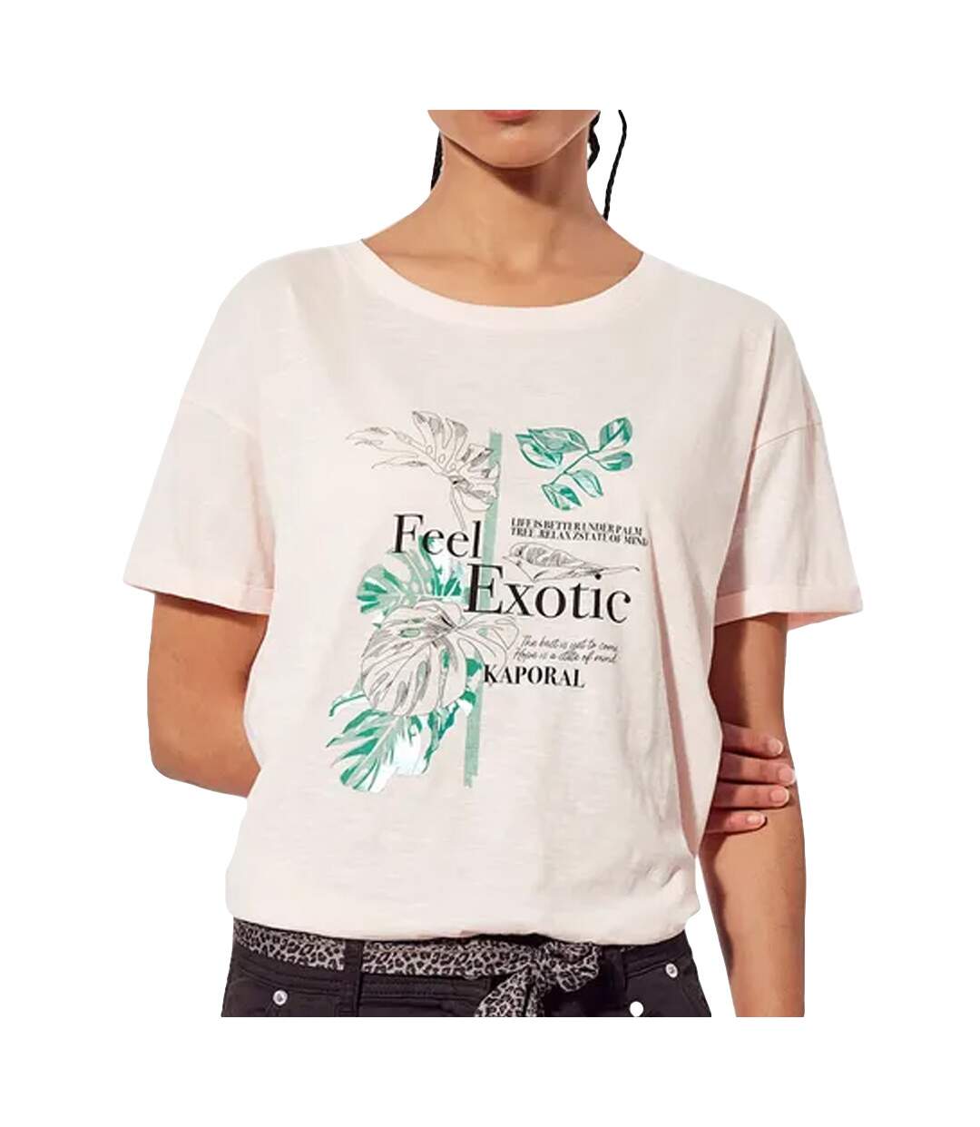 T-shirt Rose Femme Kaporal Kaya