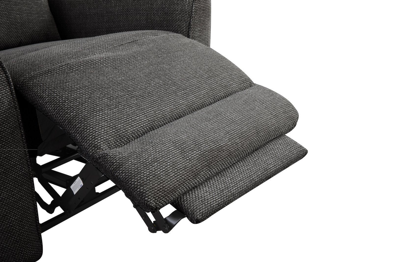 Oregon recliner Mørk grå tekstil, elektirsk rygg og nakkestøtte