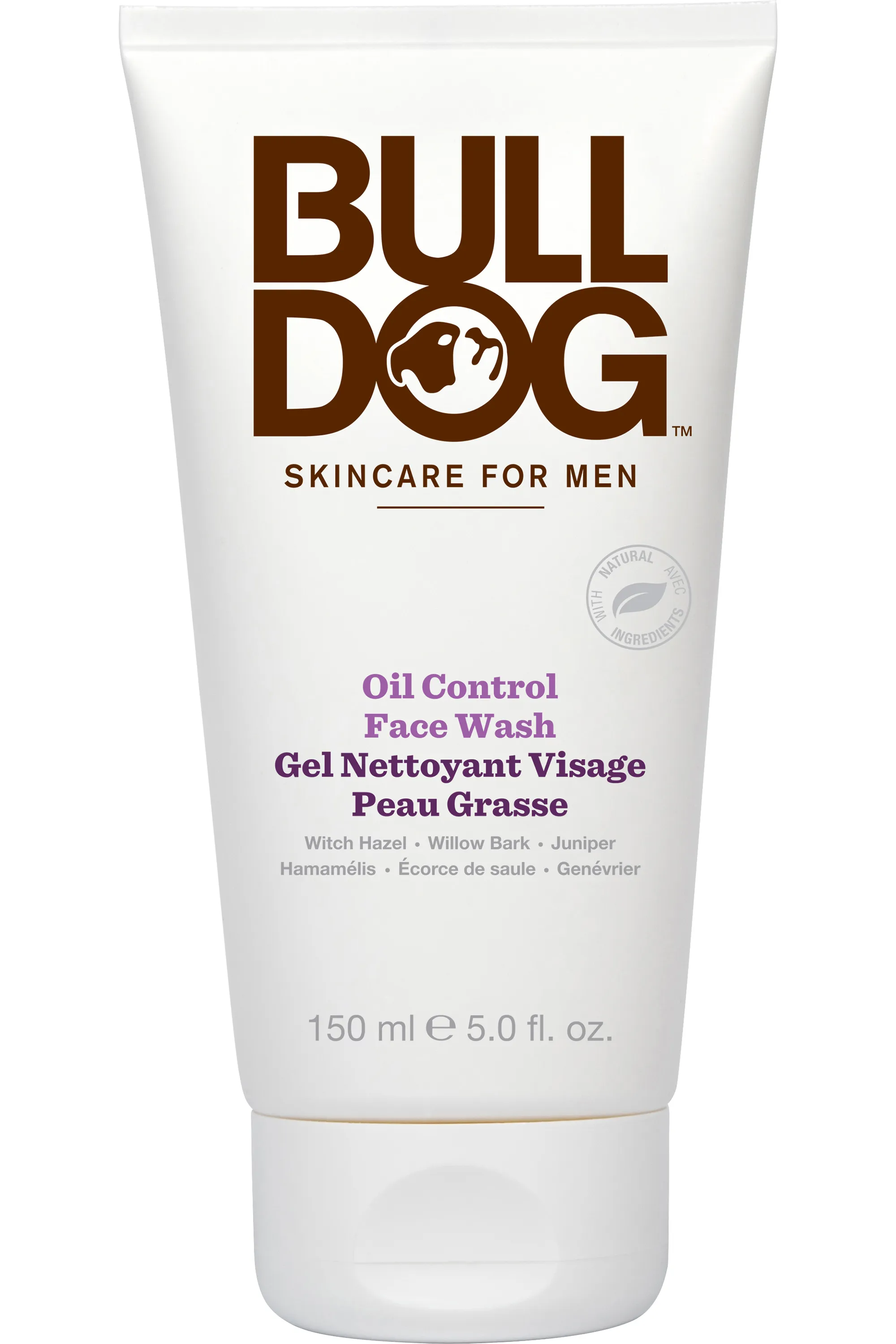 Bulldog Gel nettoyant visage peau grasse-150 ml