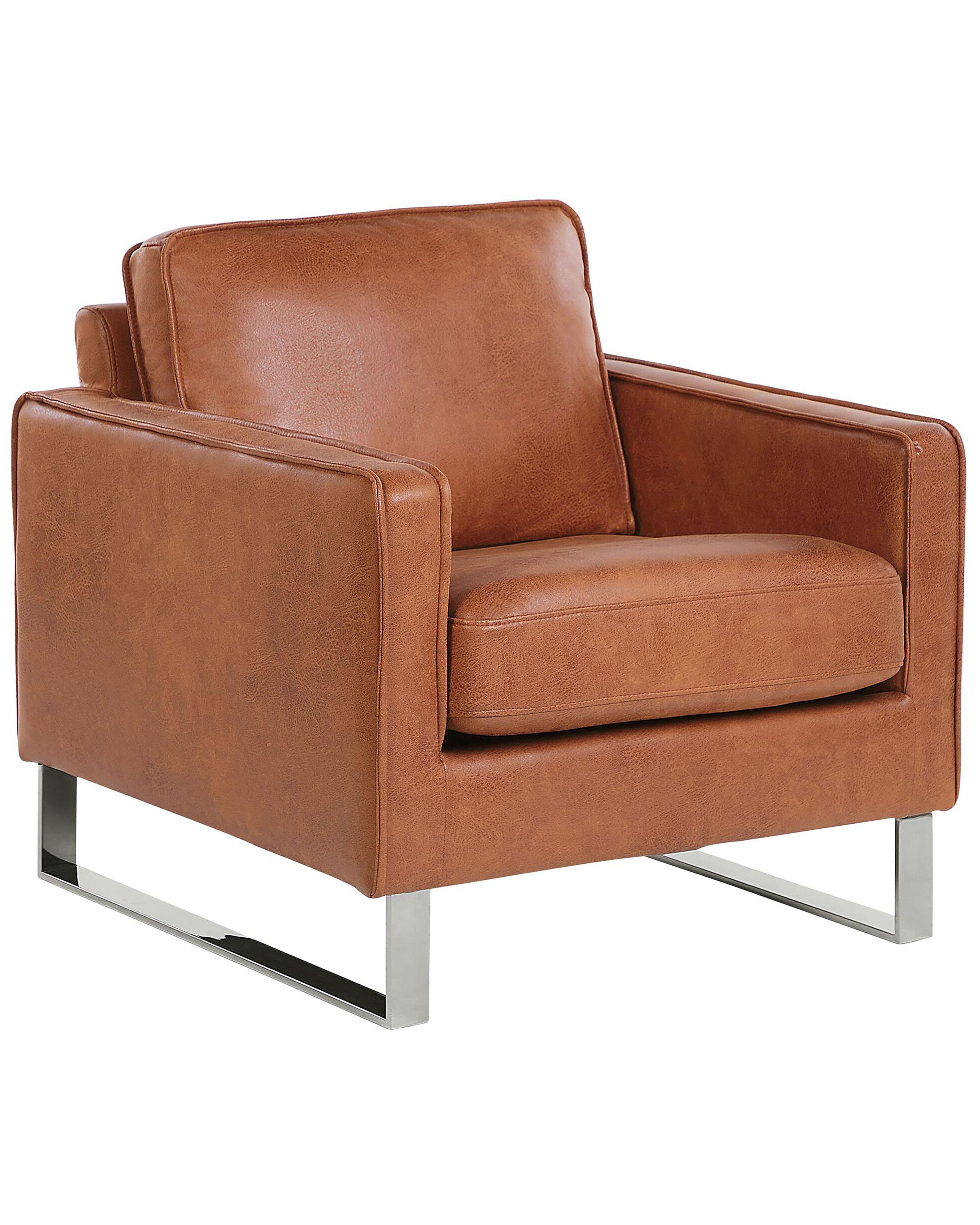 Fauteuil VIND Kunstleer Goudbruin