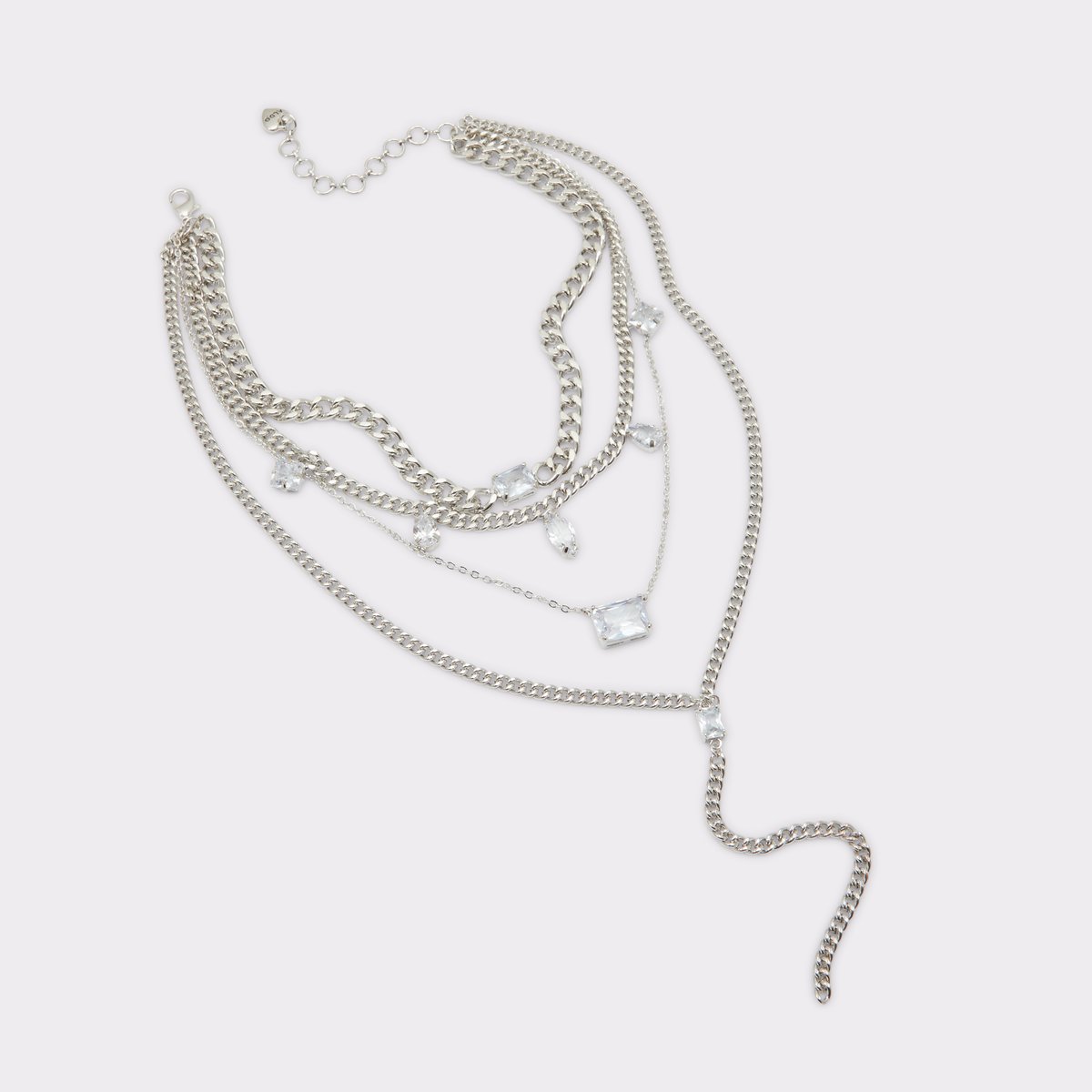 Valaleria Silver-Clear Multi Women Necklaces